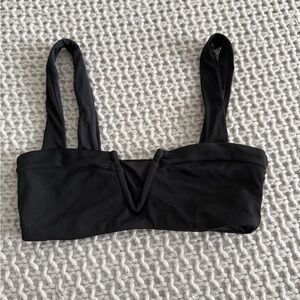 L*Space Black Bikini Top